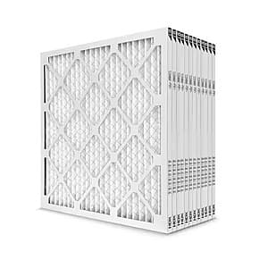 12-Pack HDX MERV 8 FPR 5 Standard Pleated Furnace Air Filters (various sizes) $39.90 w/ Subscribe & More + Free S&H