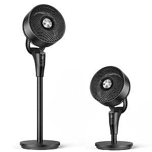 DREO 2-in-1 Pedestal Table / Floor Fan w/ Oscillation, Remote & Aromatherapy Pad $68 + Free S&H