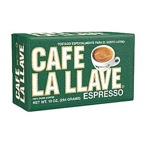 10-Oz Cafe La Llave Dark Roast Ground Espresso Coffee 2 for $6.85 w/ Subscribe & Save