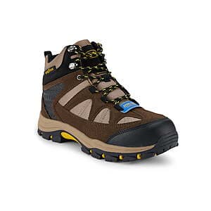 Goodyear Men's Teton Steel Toe Outdoor Hiker Work Boots (Brown) $25