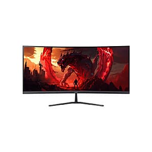Refurb 34" Acer Nitro 3440x1440 UWQHD 200Hz 1ms Curved VA Monitor $177 or Less + Free S&H