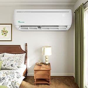 18,000 BTU 220V 19 SEER2 Ductless Mini Split Air Conditioner $540 + Free Shipping