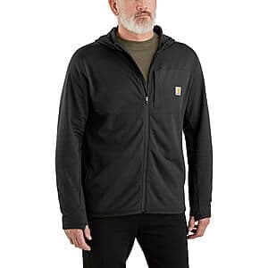 Carhartt Men's Force Relaxed Fit Full-Zip Long-Sleeve Hooded T-Shirt (Black) $38 + Free Shipping