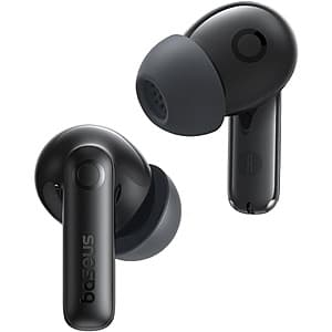 Baseus Bass BP1 Pro Noise Cancelling Wireless Earbuds (3 Colors) $19