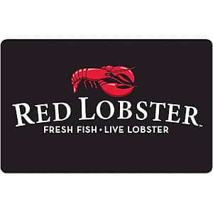 $50 Red Lobster eGift Card (Email Delivery) $42.50