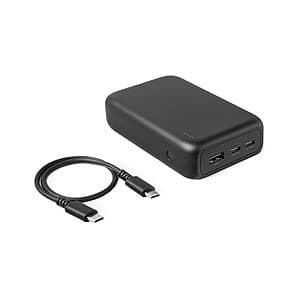 Amazon Basics 20,000 mAh High-Capacity Portable Charger Power Bank $13 + Free S&H w/ Amazon Prime