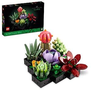 771-Piece LEGO Botanical Succulents Plant Building Kit $40 + Free S&H