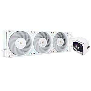 360mm Thermalright Hyper Vision 360 UB ARGB White CPU Water Cooler w/ 3.95" LCD $87.20 + Free Shipping