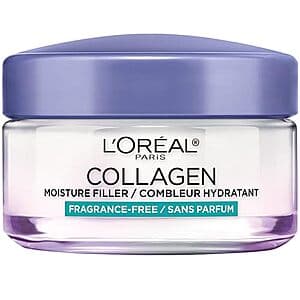 1.7-Oz L'Oreal Paris Collagen Moisture Filler Face Moisturizer (Fragrance-Free) $6.50 w/ S&S