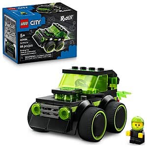 64-Pc LEGO City Rides Gaming Race Car Building Toy $6