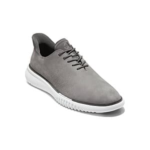 Cole Haan Men's 2.ZERØGRAND EVO Laser Quick On Derby Shoes (Raven) $57.60 + Free S/H