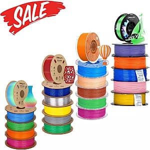 1KG Creality 3D Printer Filament (Mix & Match): PETG 10 for $74.20, Hyper PLA 10 for $86.30 & More + Free S&H
