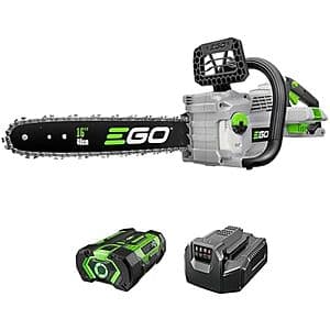 16" EGO POWER+ 56V Cordless Chain Saw + 2.5Ah Battery & Charger $210 + Free S&H