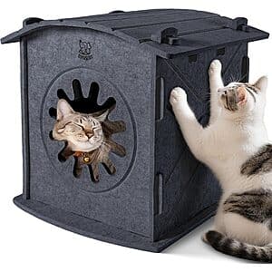 Apasiri Indoor Scratch-Resistant Felt Cat Houses (Various) from $12 & More
