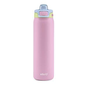 22-Oz Ello Pop & Fill Stainless Steel Water Bottle w/ Quick Fill (Rosy Skyline) $11.80