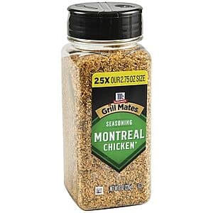 8-Oz McCormick Grill Mates Montreal Chicken Seasoning $2.80 w/ Subscribe & Save