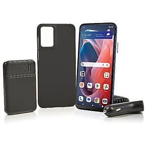 New QVC Customers: 64GB Tracfone Moto G Play 2024 + 1yr Plan (1500 Talk/Text/Data) $24 + Free Shipping