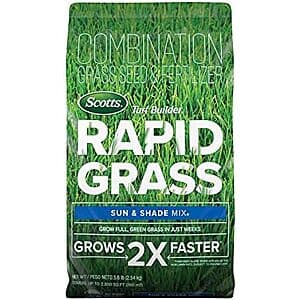 5.6-Lbs Scotts Turf Builder Rapid Grass Sun & Shade Mix $22.80 w/ S&S
