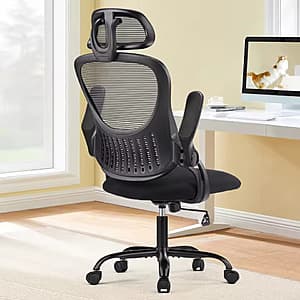 JHK Ergonomic Mesh Office Chair w/ Flip-up Arms & Adjustable Headrest $40.20 + Free S&H