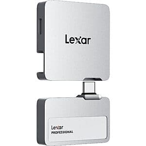 2TB Lexar Professional Go Portable USB 3.2 Gen 2 Type-C SSD w/ USB Hub $189.50 + Free Shipping