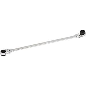 11/16" x 3/4" Klutch Extra-Long Spline Drive Flex Ratcheting Wrench $27 + Free Shipping
