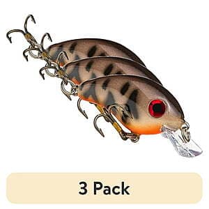 3-Pk 1-1/4" Strike King Bitsy Pond Minnow Crankbait Crawfish Hard Bait Lure $8.90 + Free S&H on $35+