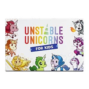 Unstable Unicorns Card Game (Kid's Edition) $9