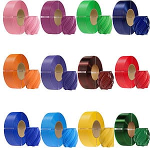 Creality PETG 1.75mm 1kg No-Spool Refill 3D Printer Filament (various colors) 10 for $79.60 + Free S&H