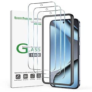 3-Pack amFilm Screen Protectors for Google Pixel 10/9 Series Smartphones $3 & More