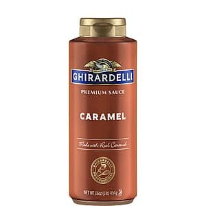 16-Oz Ghirardelli Caramel Sauce Squeeze Bottle $4.20 w/ Subscribe & Save