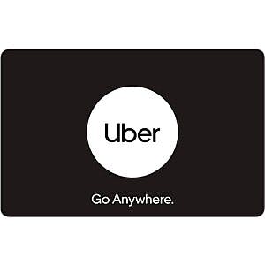 $50 Uber / Uber Eats eGift Card (Email Delivery) $45 