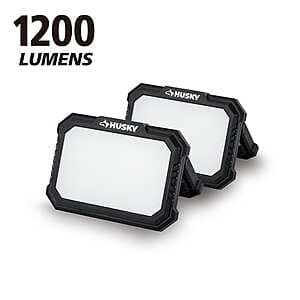 Select Locations: 2-Pack Husky 1200 Lumens Rechargeable Magnetic Utility Lights $19.90 + Free Shipping