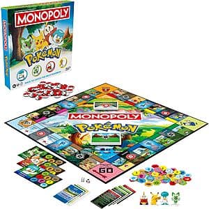 Monopoly Pokemon Edition Family Board Game $16