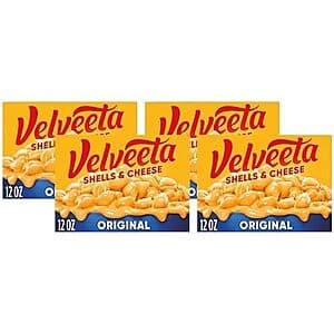 4-Pack 12-Oz Velveeta Shells & Cheese Pasta (Original) $4.70