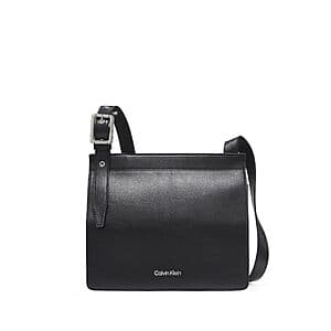 Calvin Klein Havana Novelty Organizational Crossbody Bag (Black/Silver Solid) $36.25 + Free Shipping