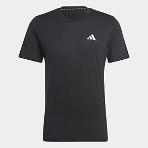 adidas Men's Train Essentials Feelready Training T-Shirt (Black/White) $7.20 + Free Shipping