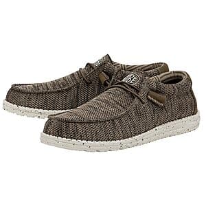 Hey Dude Men's Wally Sox Comfortable Slip-on Shoes (Sox Brown) $21 + Free Shipping