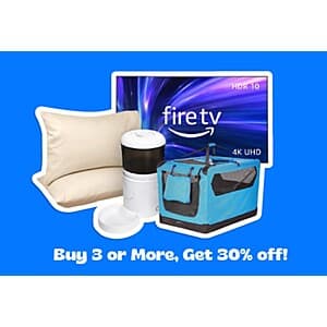 Woot! Amazon Basics & Essentials (Clothing, Pet, Home) Buy 3, Save 30% + Free S&H w/ Prime