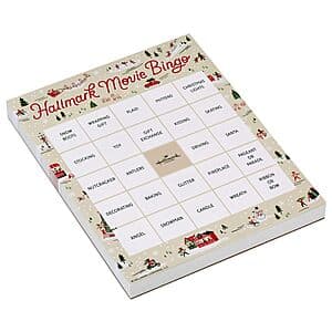 102-Sheet Hallmark Channel Christmas Movie Bingo Game Pad (6 Designs) $8.50