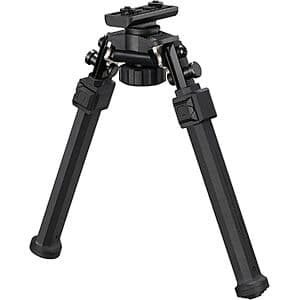 MidTen Outdoor Adjustable Bipod & Compatible w/ M-Rail Biopod (Black) $23.50 & More