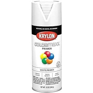 12-Oz Krylon COLORmaxx Spray Primer (White) $2.40 + Free Shipping