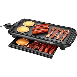 bella 10" x 18" Electric Griddle w/ Warming Tray $19.65