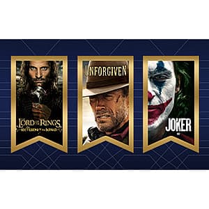 Microsoft Rewards Offer: Award Winning Digital Movie/TV Show Offer (14 Titles) Redeem 2500 MS Points (Valid thru 4/1)