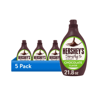 5-Pk 21.8-Oz Hershey's Simply 5 Chocolate Syrup $15.80