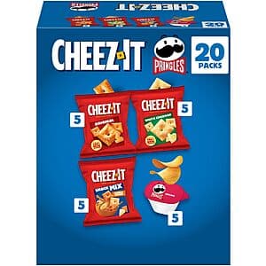 20-Pk 0.85-Oz Cheez-It & Pringles Variety Pack Snacks (4 Flavors) $6.85