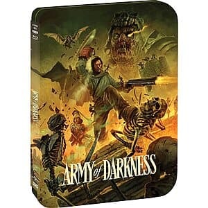 Army of Darkness Limited Edition Steelbook (4K Ultra HD + Blu-ray) $10