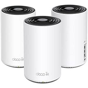 3-Pk TP-Link Deco XE75 AXE5400 Tri-Band WiFi 6E Mesh System $198 + Free S&H
