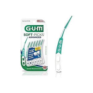 90-Count GUM Soft-Picks Advanced Easy to Use Dental Picks $4 + Free S/H w/ Prime