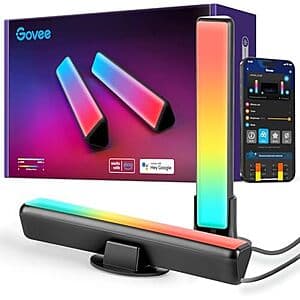 2-Piece Govee RGBICWW Wi-Fi + Bluetooth Flow Plus Light Bars $30