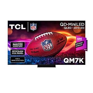 75" TCL 75QM7K 4K 144Hz Mini LED QLED Smart Google TV from $998 + Free S&H